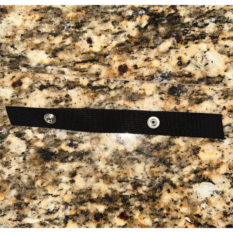 4-1/4" Spacing Ripplefold Tape Hard Action by the yard - BlackBy The Yard