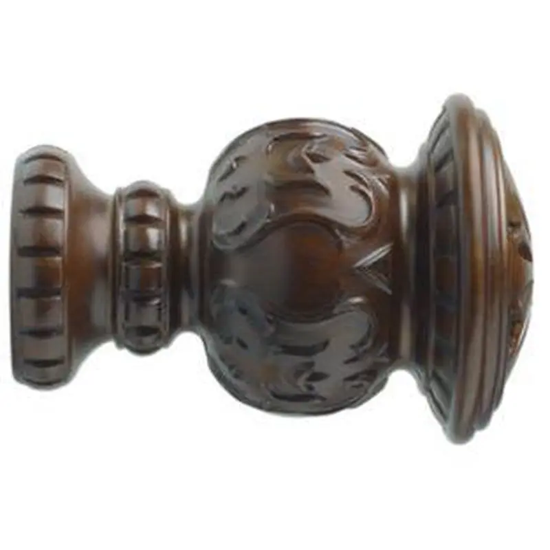 2" Wood Trends Reign Finial - 841 - Coffee