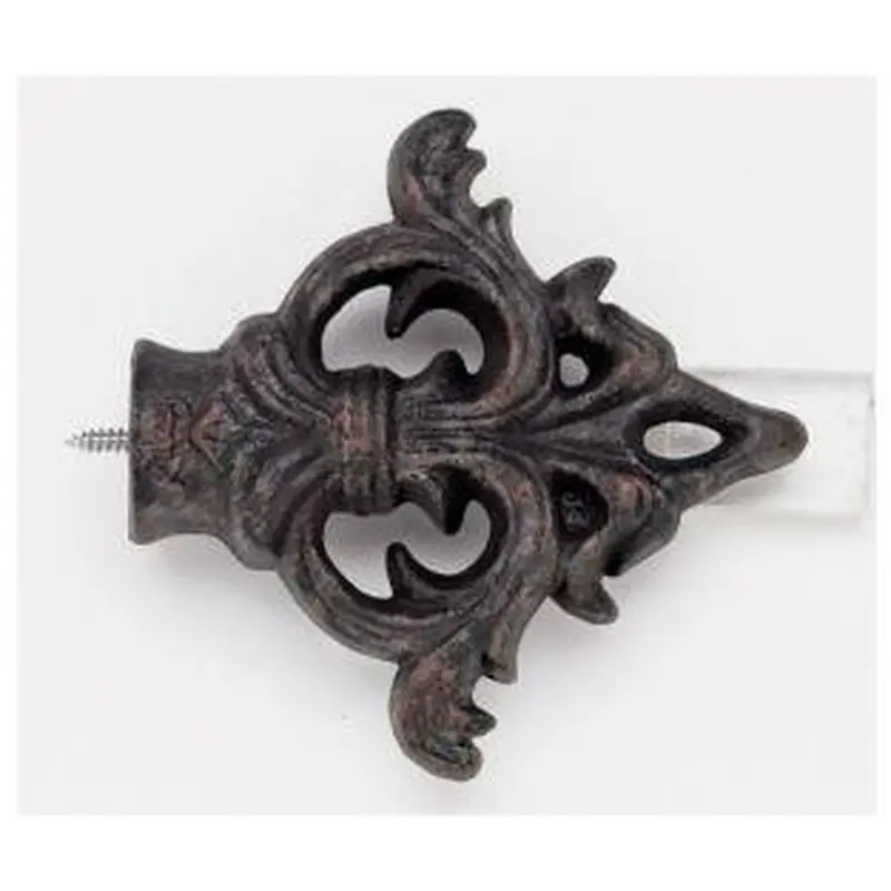 Acanthus Arrow Arrow Finial With Plug - Iron Oxide - 802