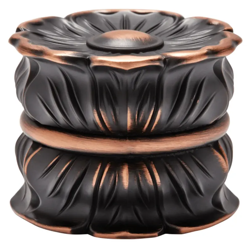 AriA Avalon End Cap Antiquities Metal Finial 1-3/8" - Various ColorsDark Oil Rubbed Bronze - DRB