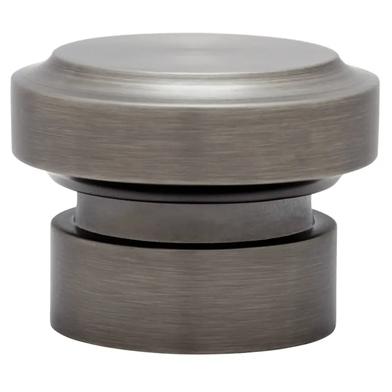 AriA Saxon End Cap Antiquities Metal Finial 1-3/8" - Various ColorsDark Oil Rubbed Bronze - DRB