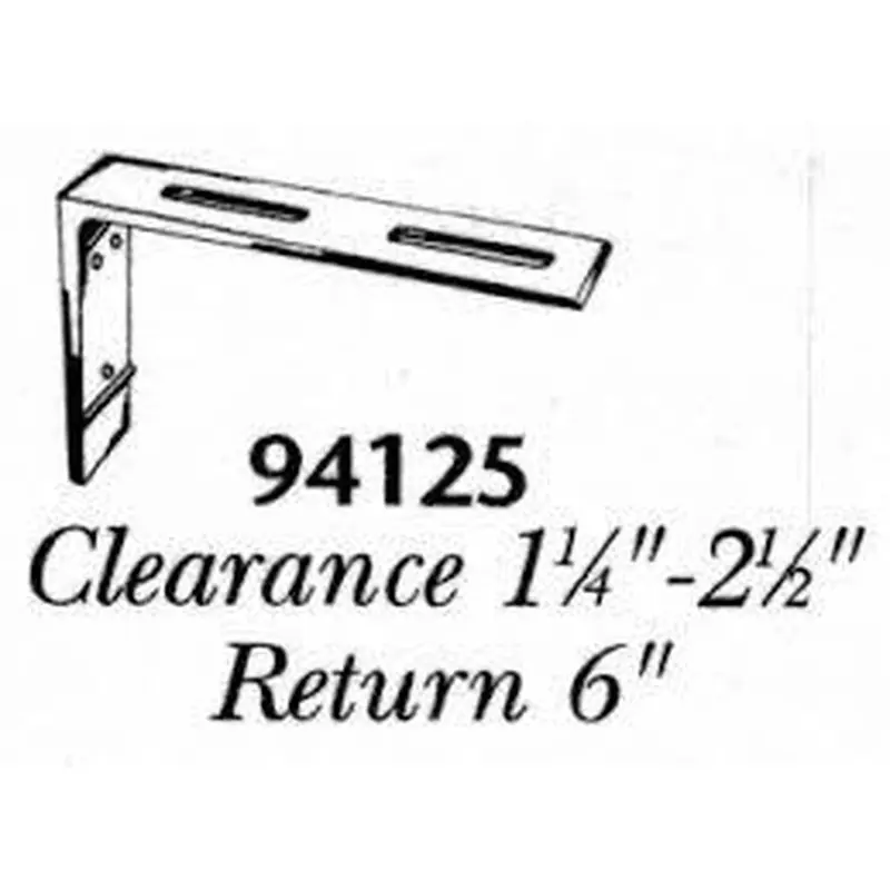 Kirsch 6" Bracket & Support For 94001 - 94125.025