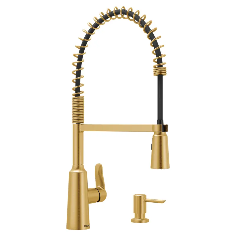 Edwyn One-Handle Pre-Rinse Spring Pulldown Kitchen FaucetChrome