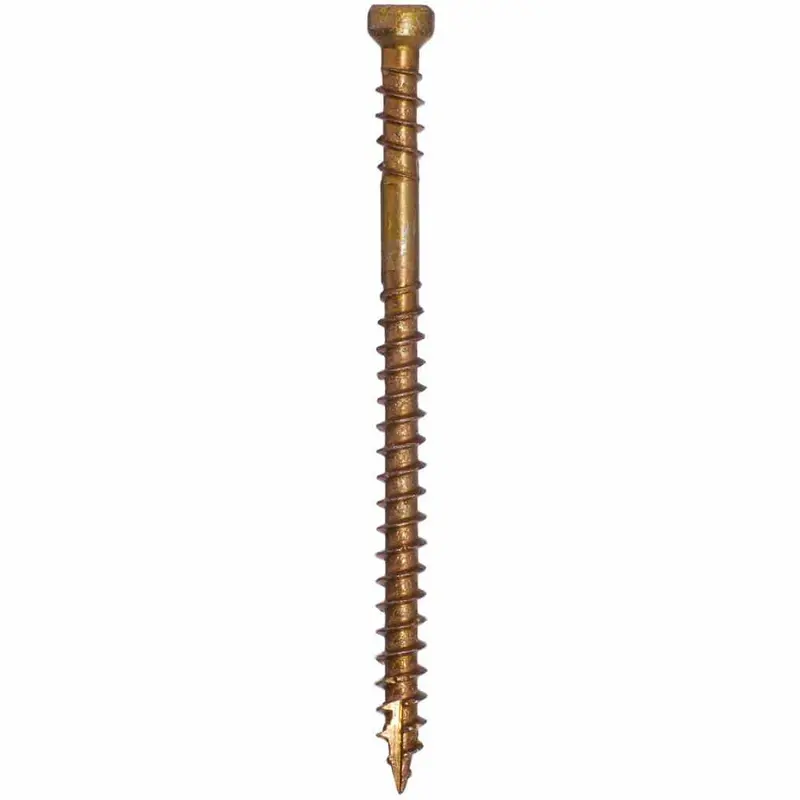#8 x 1-1/2 in. Star Drive Trim Head Wood Deck Screw (600-Piece per Pack)