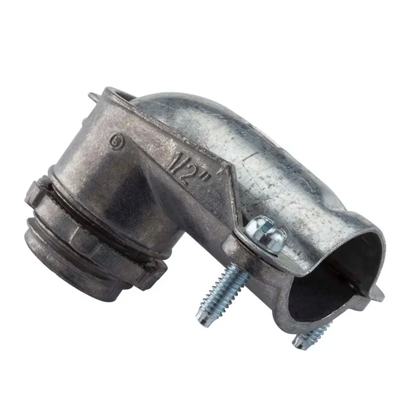 1/2 in. 90-Degree Flexible Metal Conduit (FMC) Connector0.12940 / each