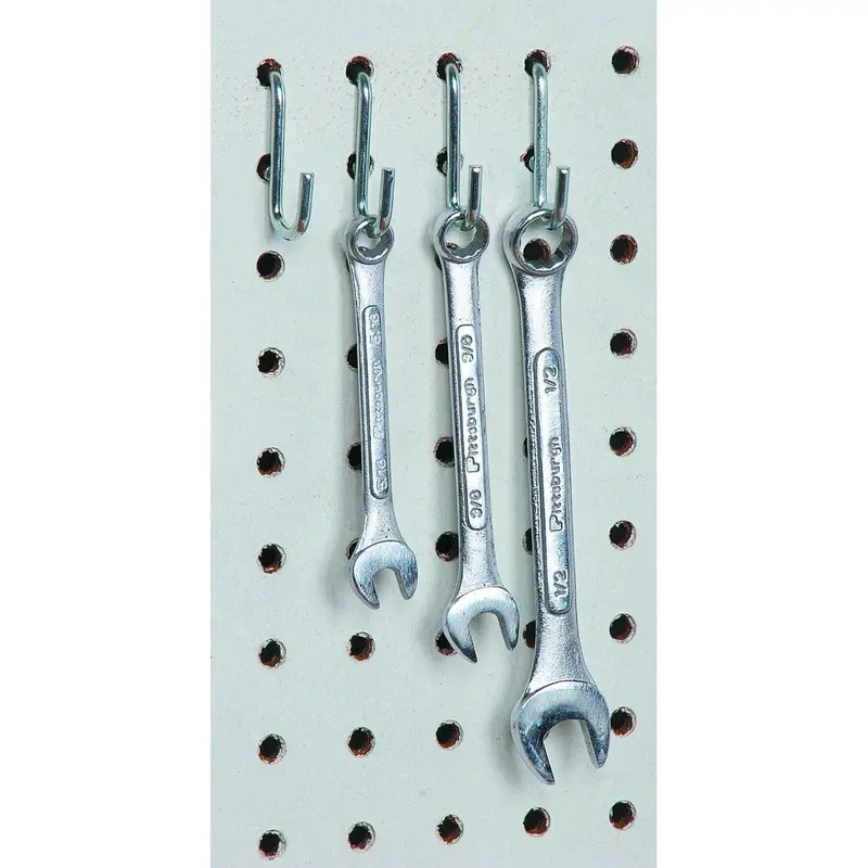 1/2 in. Curved Pegboard Hooks, 12 Pc.