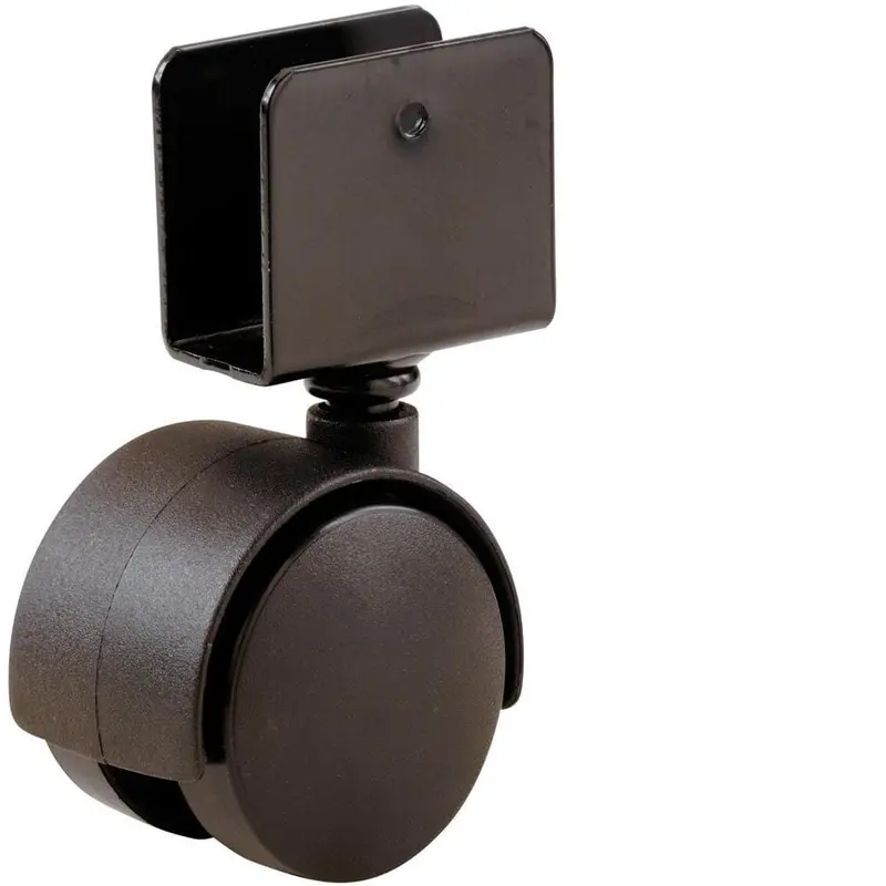 1-5/8 in. Plastic Twin Wheel U-Bracket Caster with 40 lb. Load Rating (2 per Pack).445 / each