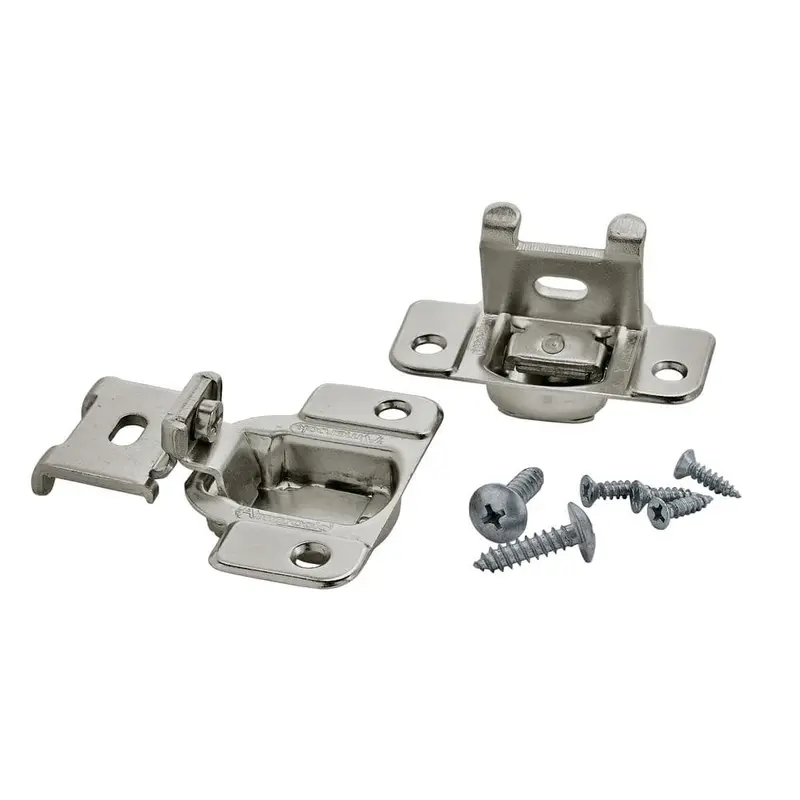 1/2in (13 mm) Overlay Matrix Concealed Nickel Hinge - 2 Pack0.245 / pair