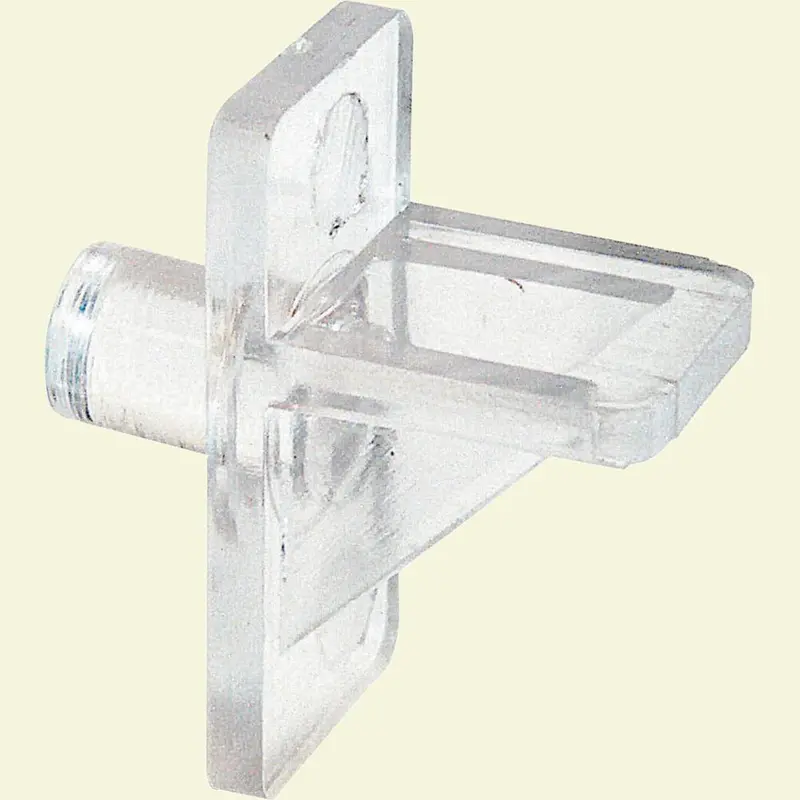 1/4 in., Clear Plastic, Locking Shelf Support Peg (8-pack)0.03 / each