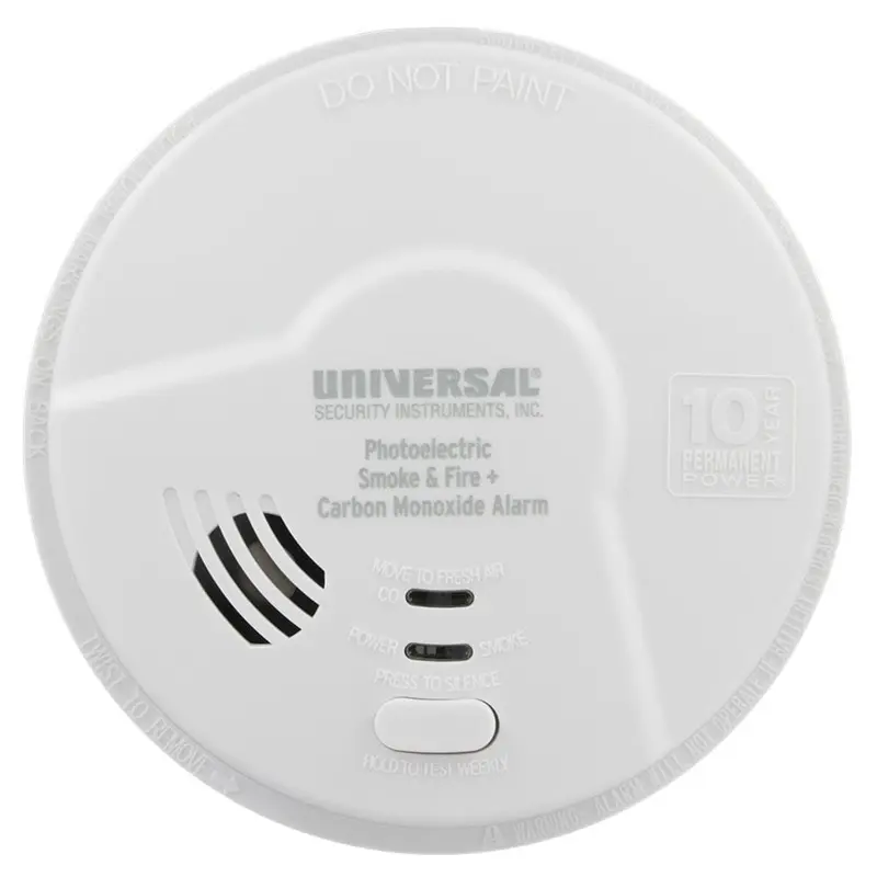 10 Year Sealed, Battery Operated, Dual Sensing 2-In-1 Smoke and Carbon Monoxide Detector, Microprocessor Intelligence.49 / each