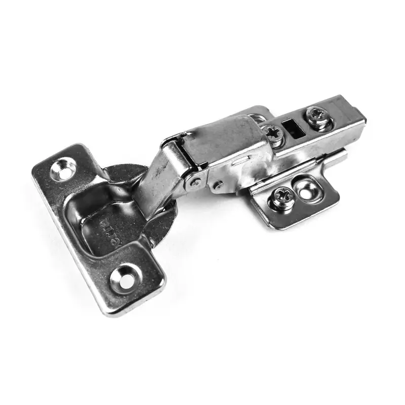 110-Degree 35 mm Half Overlay Soft Close Frameless Cabinet Hinges with Installation Screws (30-Pairs)14.4 / package