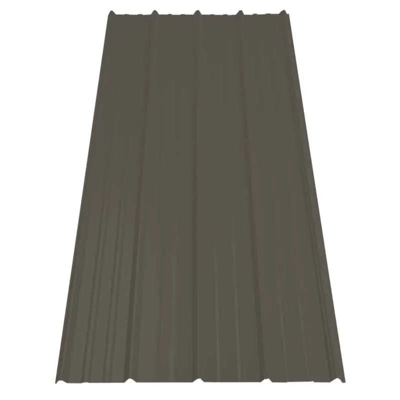 12 ft. SM-Rib Galvalume Steel 29-Gauge Roof/Siding Panel in Gray26.762 / piece