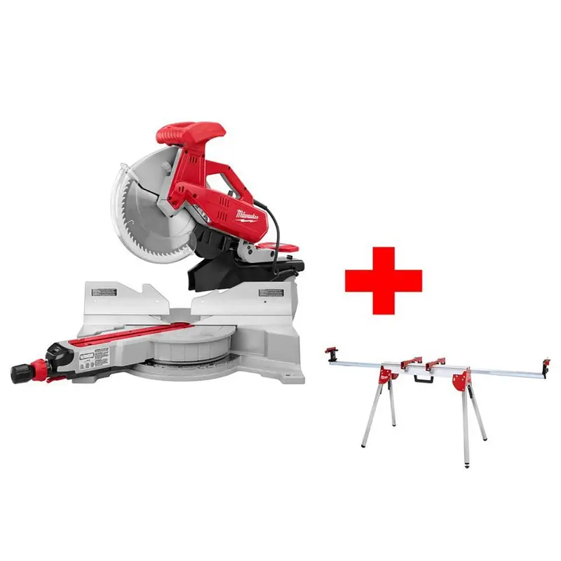12 in. Sliding Dual Bevel Miter Saw with Folding Miter Saw Stand54 / each
