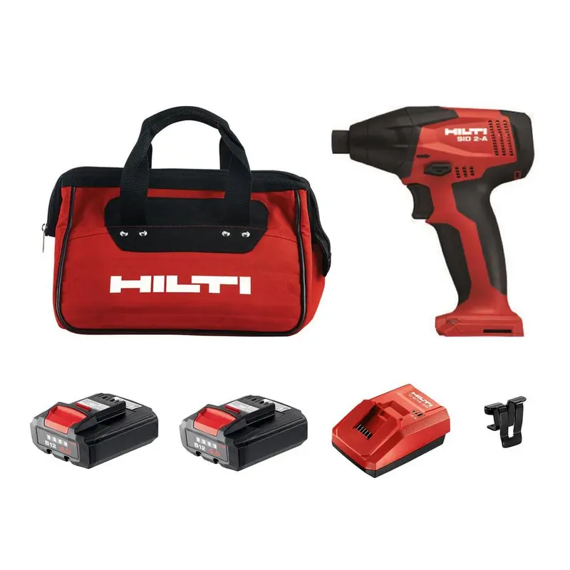 12-Volt Lithium-Ion 1/4 in. Cordless Impact Driver SID 2-A Kit with Battery, Charger and Bag2.4 / each