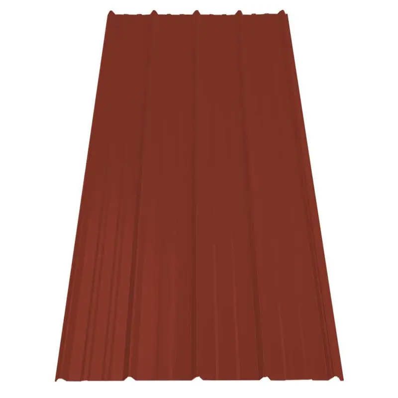 16 ft. SM-Rib Galvalume Steel 29-Gauge Roof/Siding Panel in Red35.682 / piece