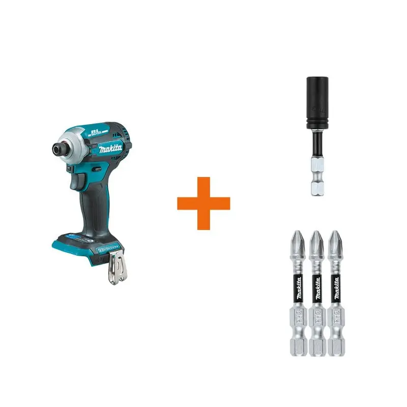 18-Volt LXT Lithium-Ion Brushless Impact Driver with ImpactXPS Insert Bit Holder and ImpactXPS 2 in. Power Bit, 3-Pack2.430 / each