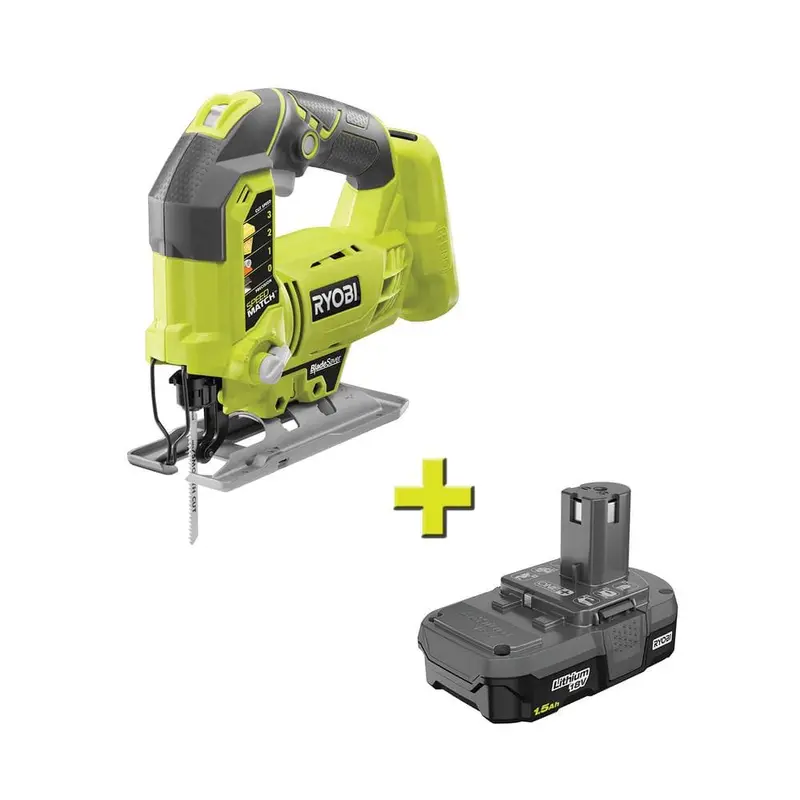 18-Volt ONE  Cordless Orbital Jig Saw with 1.5 Ah Compact Lithium-Ion Battery5.10 / each