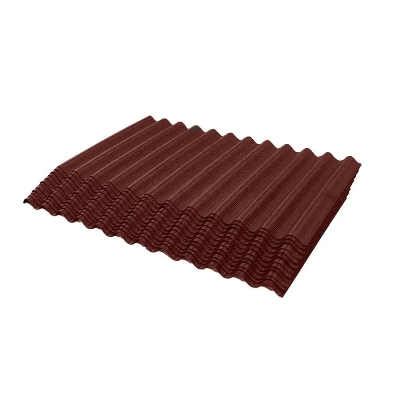 2.25 ft. Jumbo Single Red Corrugated Shingle Asphalt Roof Panel 75 Sq. Ft. per Bundle68 / each