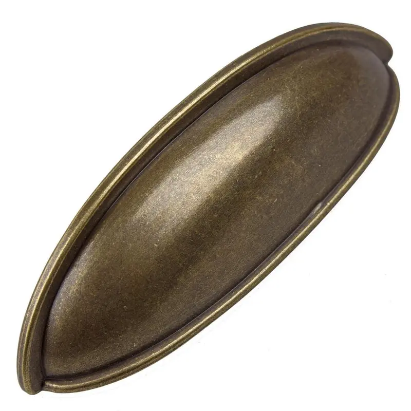 2-7/8 in. Center-to-Center Antique Brass Classic Bin Cabinet Pull (10-Pack)2 7/8 in. / Antique Brass / 1.3 oz
