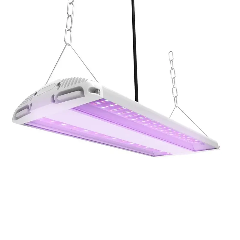 20 in. 175-Watt Integrated Full Spectrum LED Non-Dimmable Indoor High Bay Plant Grow Light Fixture, Daylight (2-Pack)16.6 / 20.1 / 175
