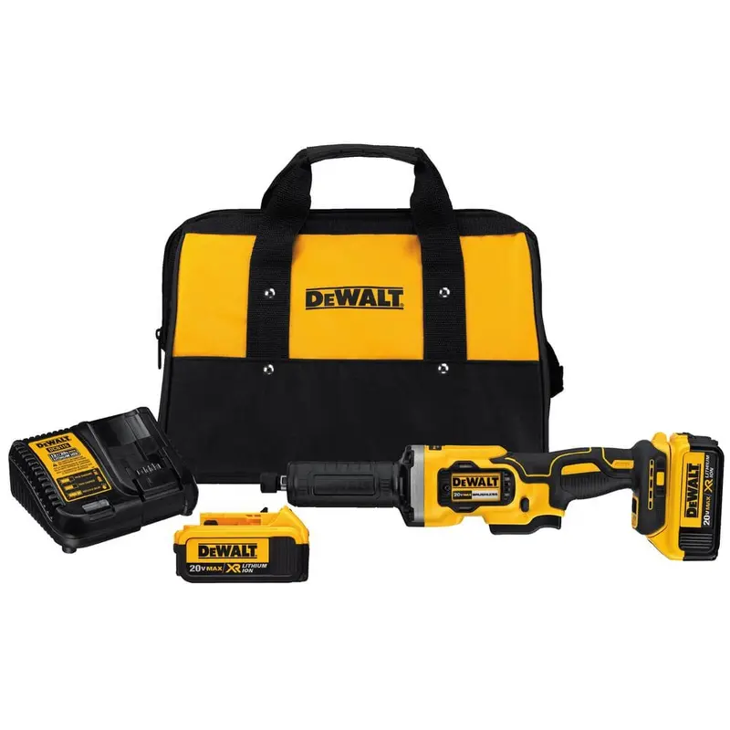 20-Volt MAX XR Lithium-Ion Cordless Brushless 1-1/2 in. Die Grinder with (2) Batteries 4Ah, Charger and Contractor Bag10.34 / each