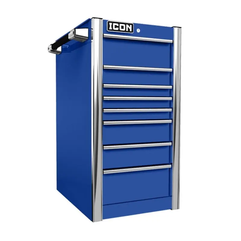 22 in.  Professional End Cabinet - Blue