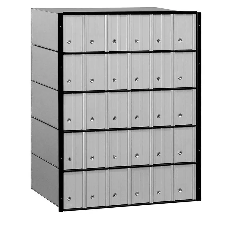 2200 Series Standard System Aluminum Mailbox with 30 DoorsAluminum / 100.0 / 30