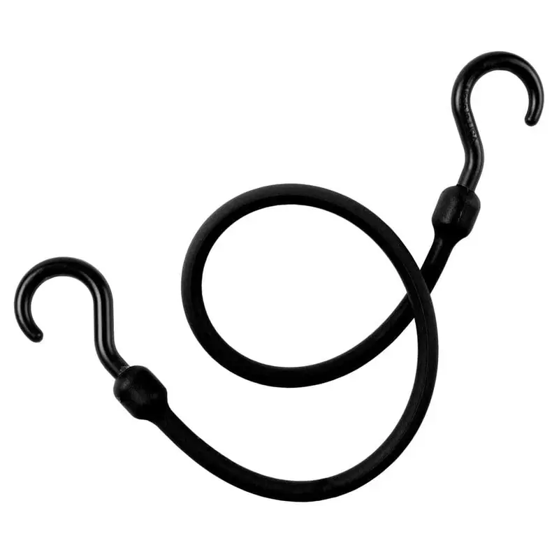 24 in. Easy Stretch Cord in Black (4-Pack)