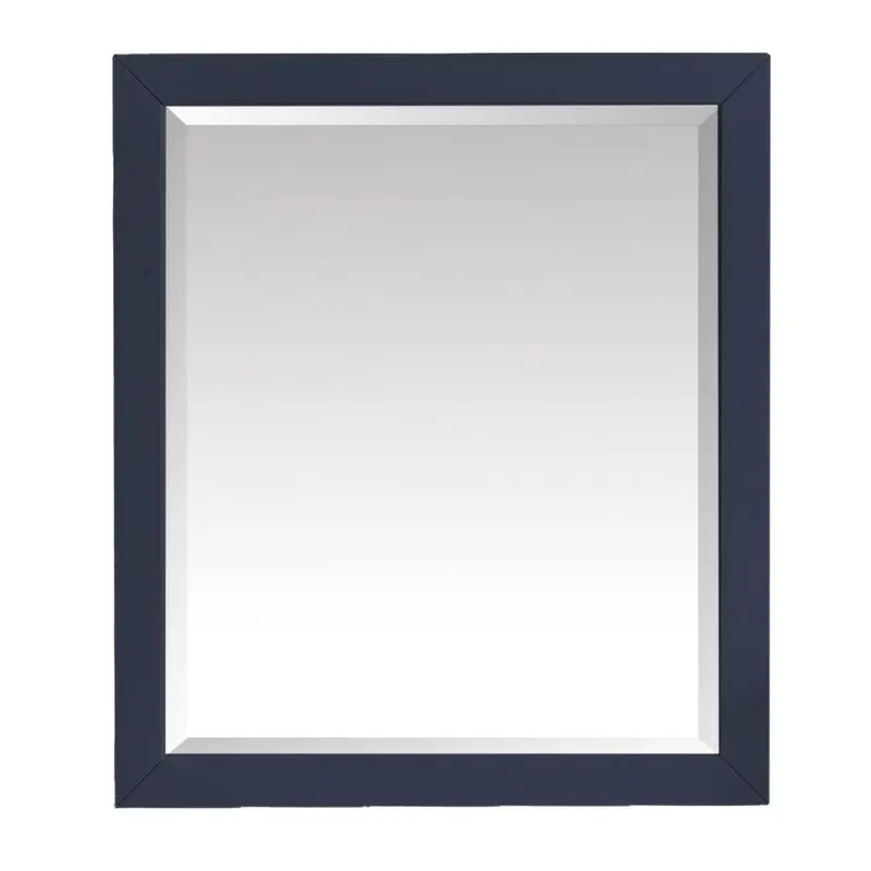 28.00 in. W x 32.00 in. H Framed Rectangular Beveled Edge Bathroom Vanity Mirror in Navy Blue20.5 / each
