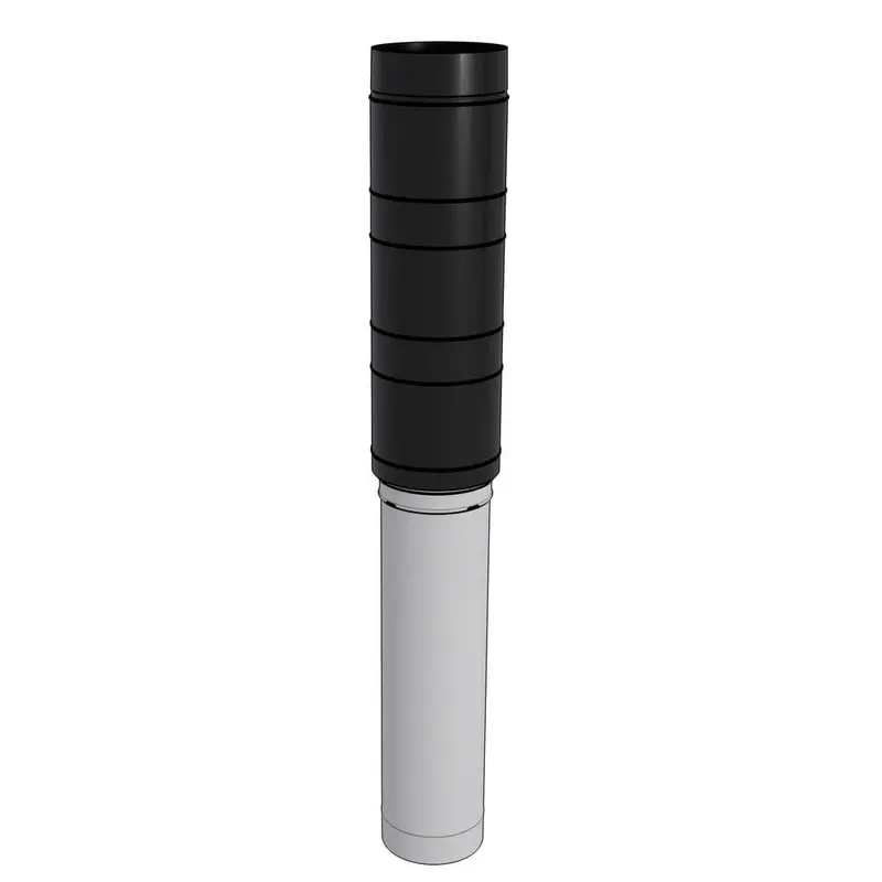 3 in. / 5 in. Plastic Roof Termination Extension Vent Kit for Rinnai Super High Efficiency Tankless Water Heaters4 / each