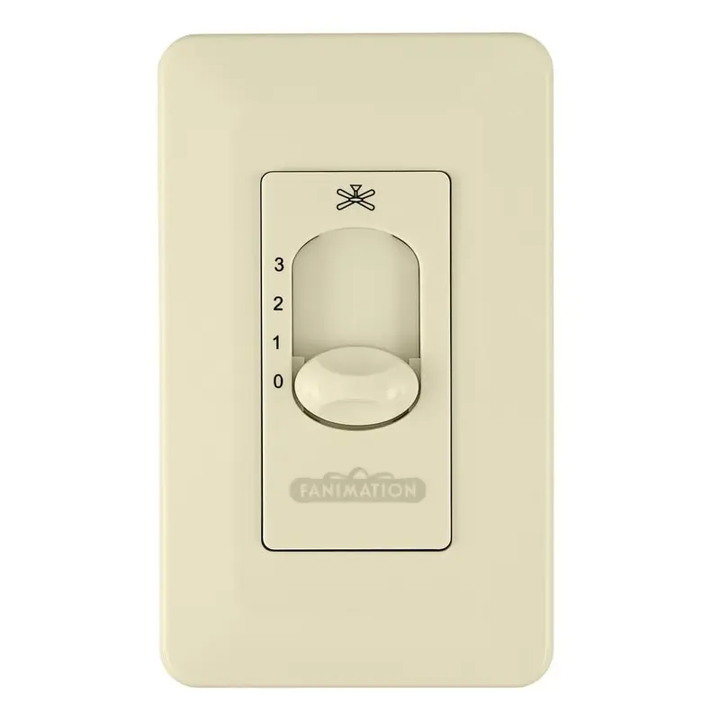 3-Speed Wall Control Non-Reversing Switch, Light Almondeach