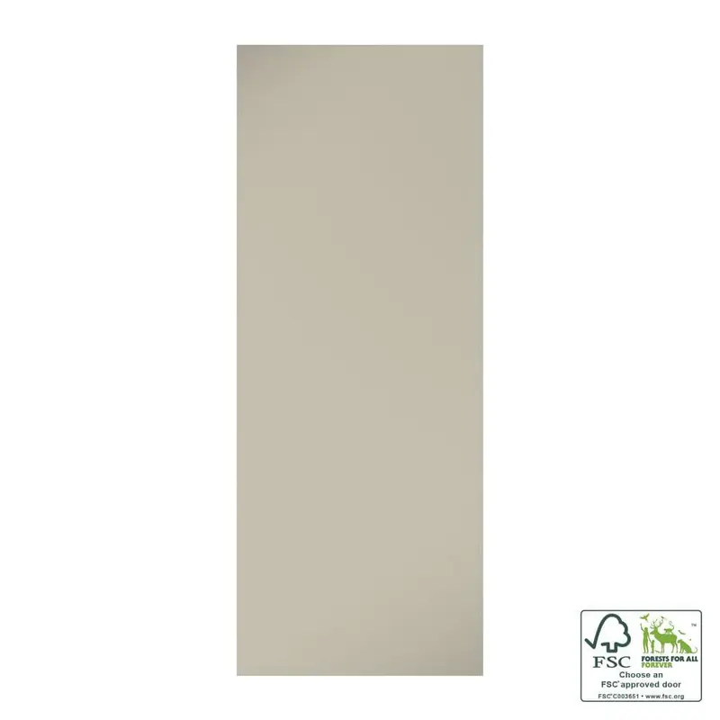 30 in. x 80 in. x 1-3/8 in. Contemporary Flat White Primed Core Flush Wood Interior Slab DoorNo Bore / Triple coat white primer / 36 x 80