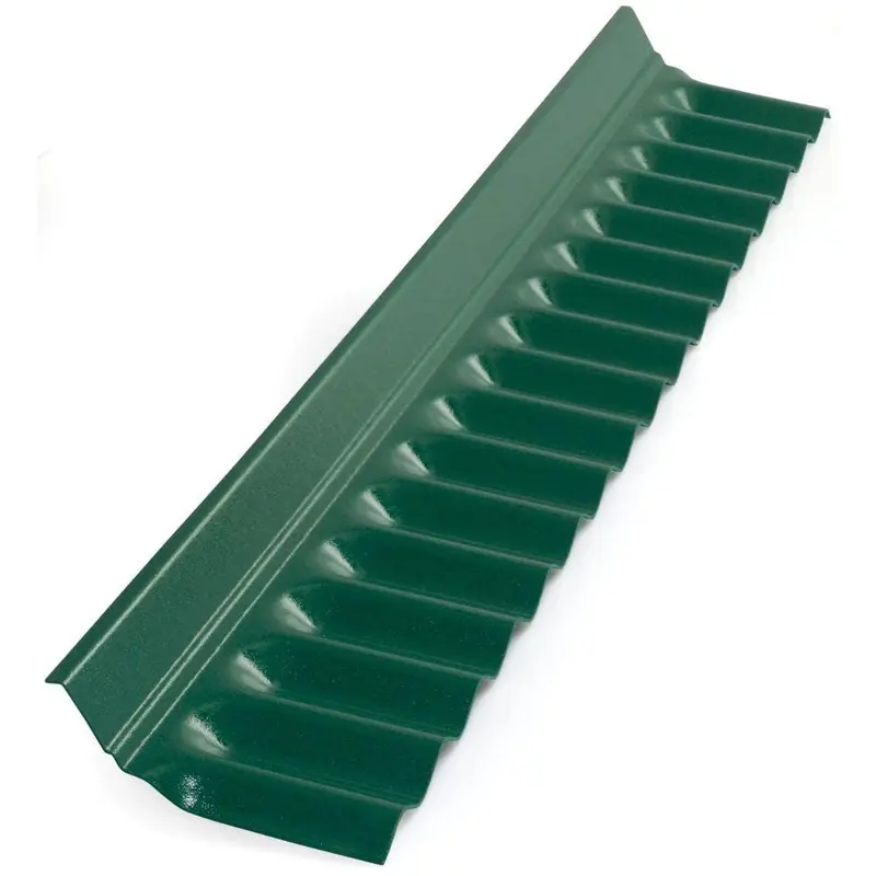 4 ft. Rain Forest Green Plastic Roof Panel Wall Connector.903 / each