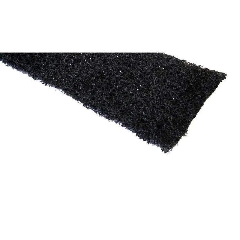 4 ft. Black Fiber 5K Style Insert Gutter Guard (8-Box)0.3 / box