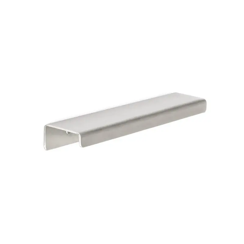 4 in. (102 mm) Center-to-Center Stainless Steel Contemporary Edge Pull32 in. / Stainless Steel / 1.5800