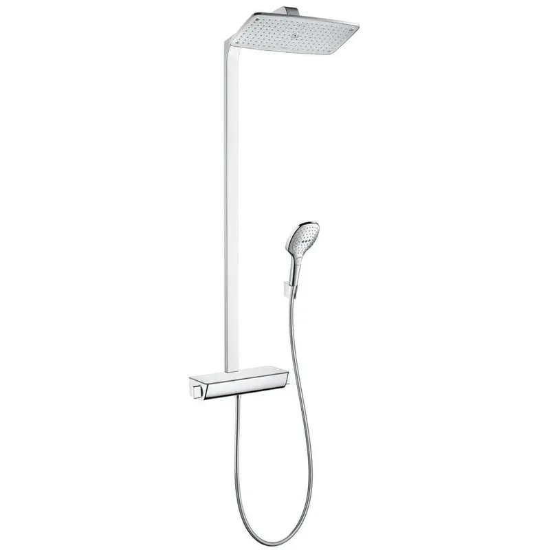 4-spray 14.125 in. Dual Shower Head and Handheld Shower Head in ChromeChrome / 26.486