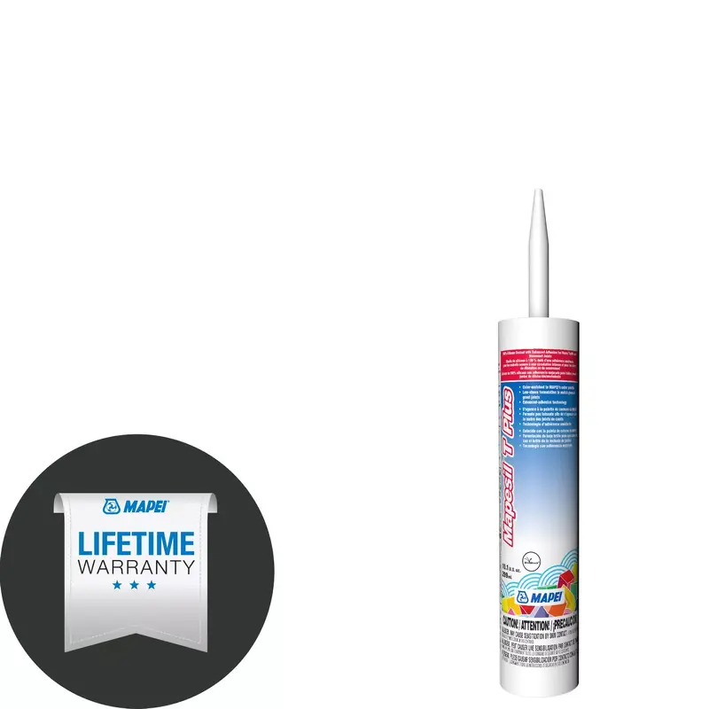 5117 Pure White Mapesil T Plus Silicone Caulk