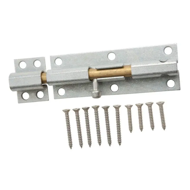 6 in. Galvanized Heavy Duty Barrel BoltZinc Plated / 8.2