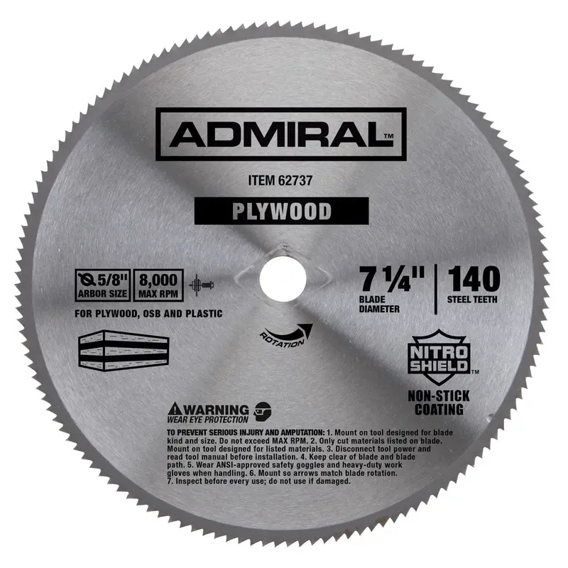 7-1/4 in. 140T Plywood Circular Saw Blade