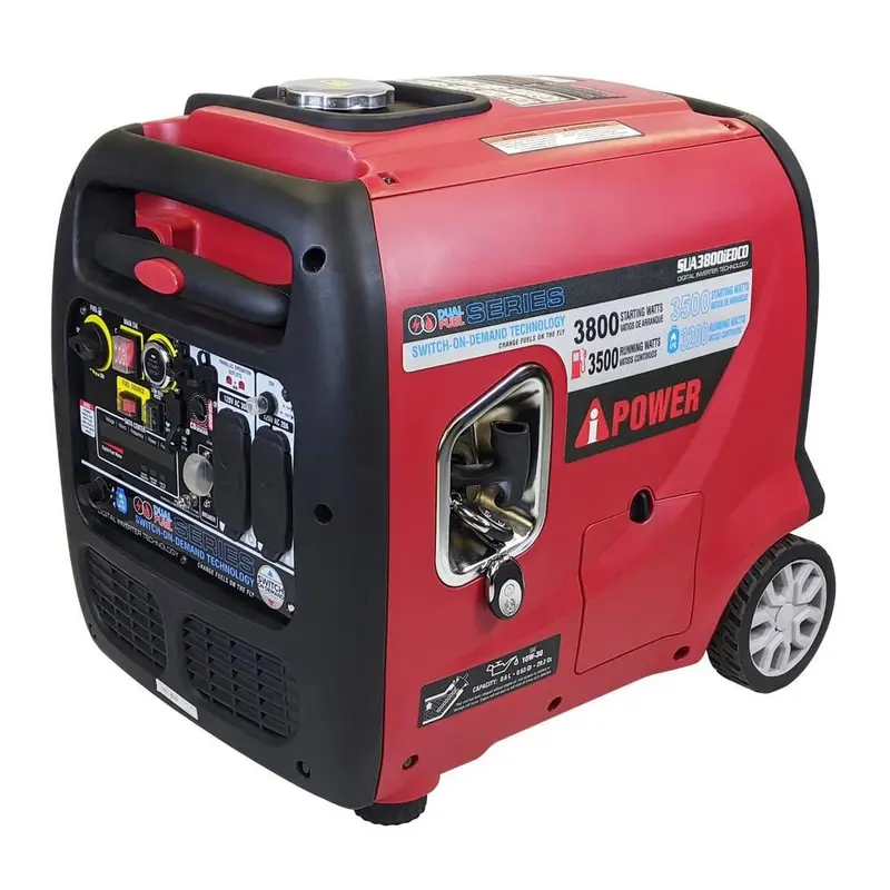 A-iPower 3,800-Watt Wireless Remote Start Dual Fuel Powered Inverter Generator121 / each