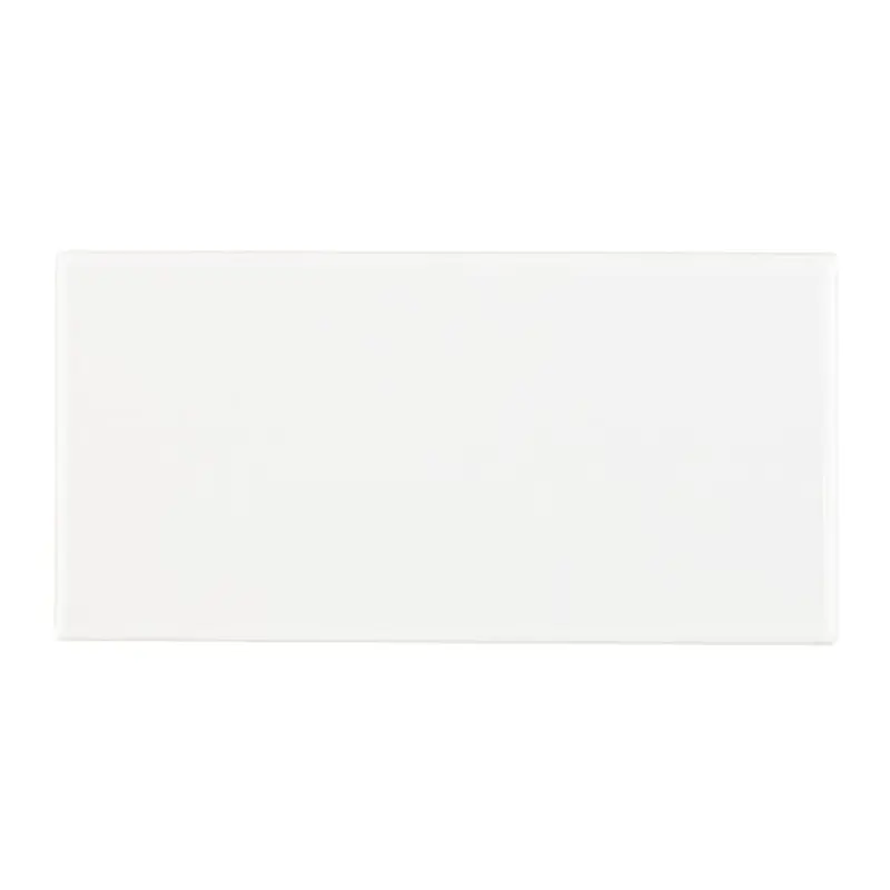 American Olean Color Ways Ice White Gloss 3-in x 6-in Glossy Ceramic Subway Tile (12-sq. ft/ Carton)12-sq. ft/ Carton