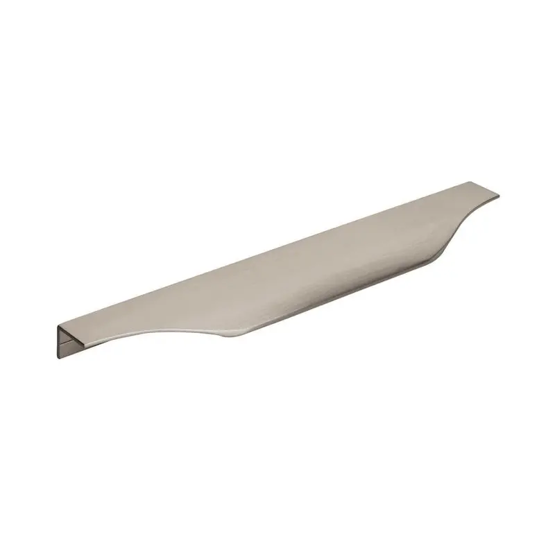 Aloft 8-9/16 in. (217 mm) Center-to-Center Satin Nickel Cabinet Edge Pull6 9/16 in. / Polished Chrome / 0.15
