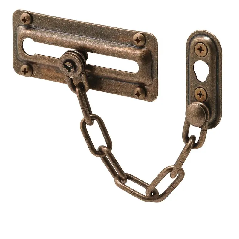Antique Brass Chain Door Guard