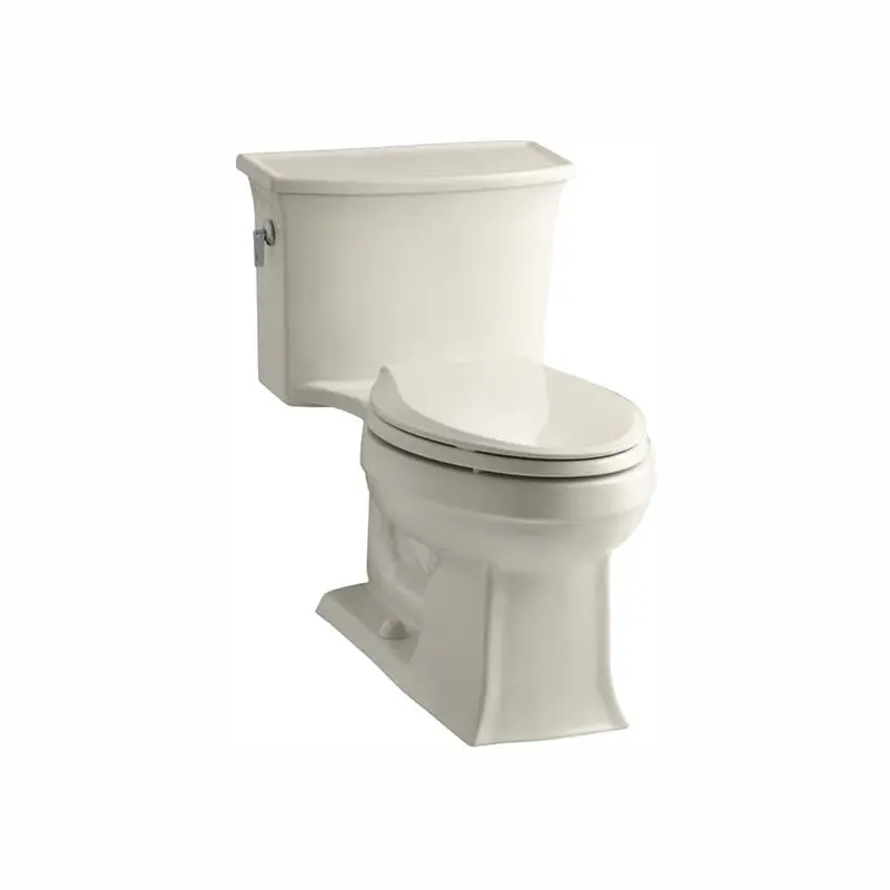 Archer 1-piece 1.28 GPF Single Flush Elongated Toilet in AlmondElongated / Almond / 95.5