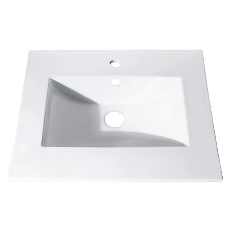 Avanity Loft 25-in White Vitreous China Bathroom Vanity Top