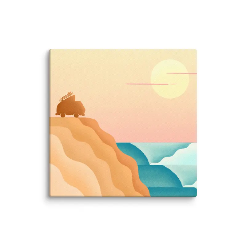 Baja Surf Canvas Print1212