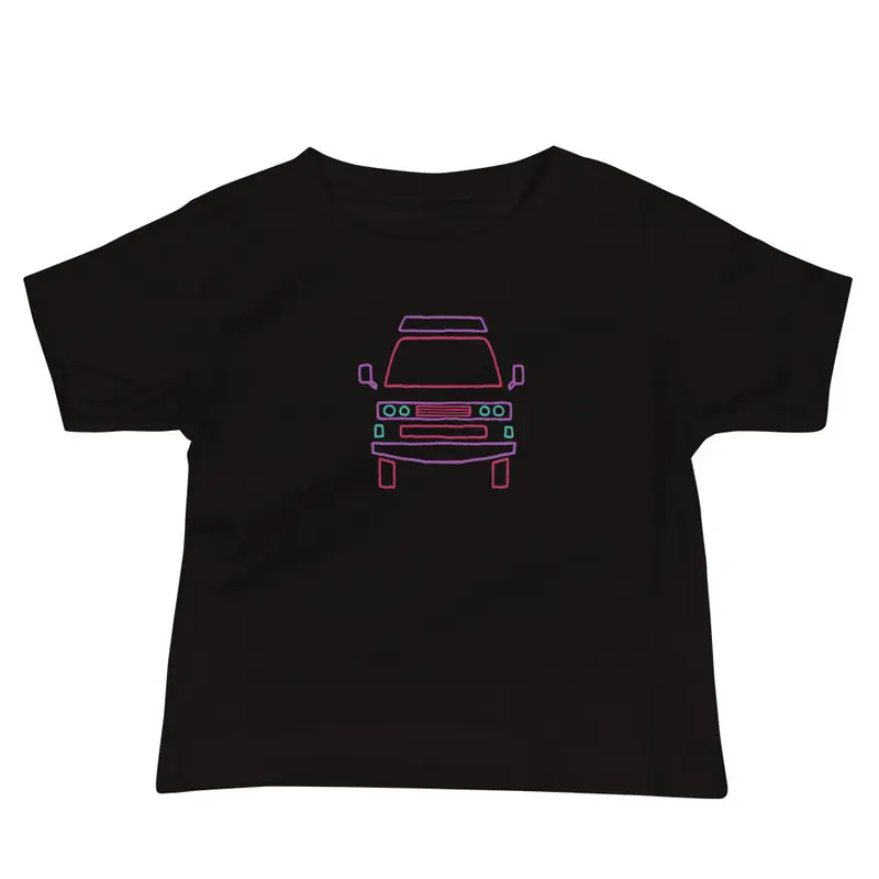 Friendly Face Baby T-ShirtBlack / 6-12m