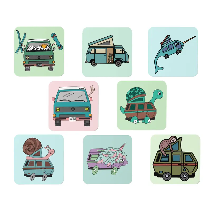 Gab Nelson Coaster Bundle (Set of 8)