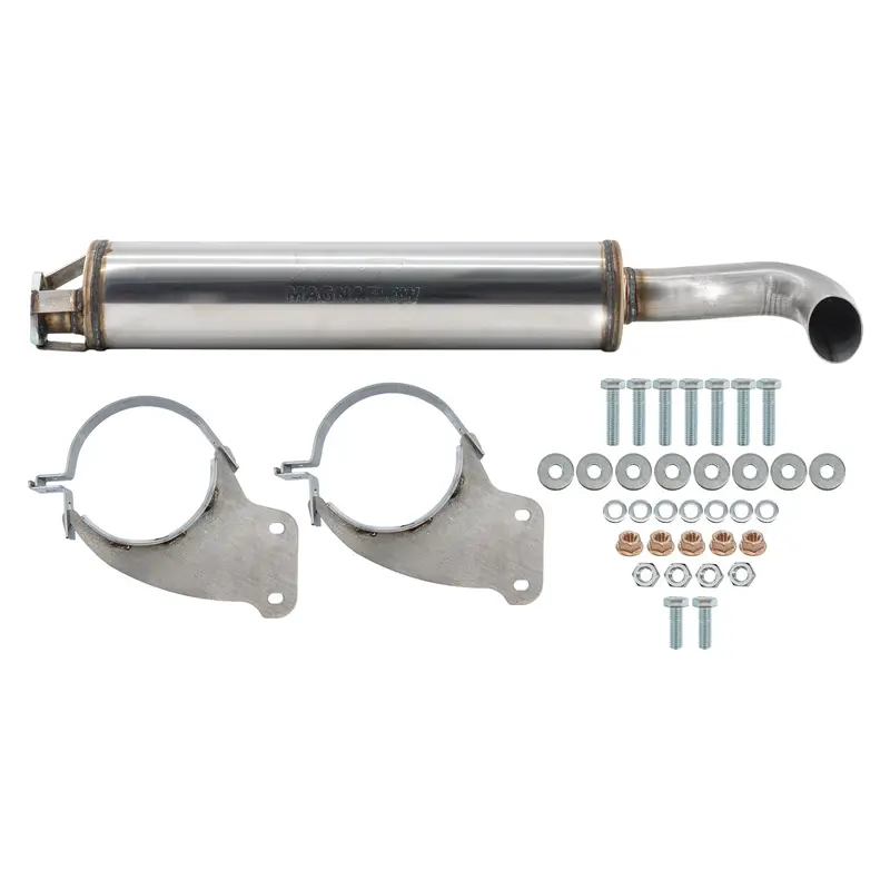 GoWesty Stainless Muffler and Saddle Bundle [Vanagon]2WD