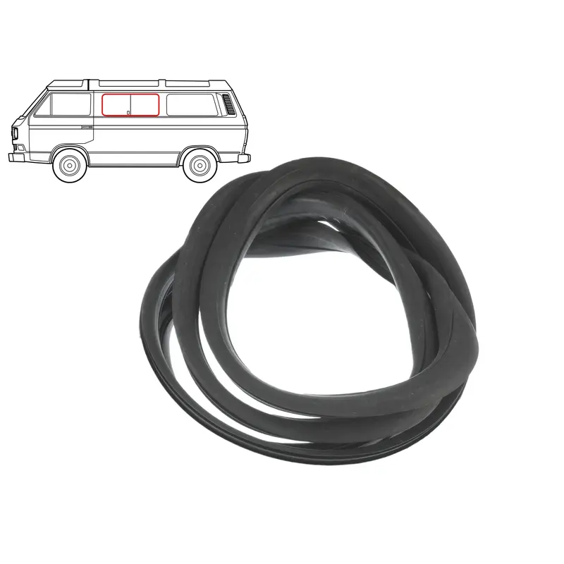 Window Seal without Groove (L/R Middle Side) [Vanagon]USA